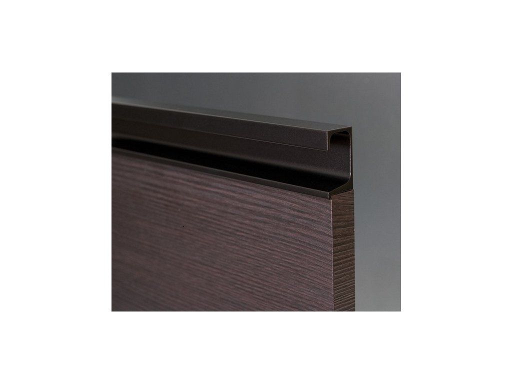 Narazeci uchytova lista UKS 7 RAL 9005 cerna