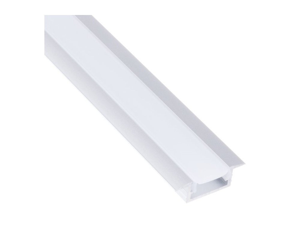 LED lišta 2 m profil LL-03 zafrézovat + krytka mléčná
