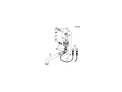 Blanco excentricky ventil