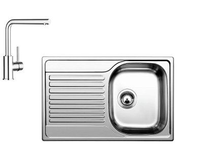 Blanco set TIPO 45 S Compact a MILA chrom