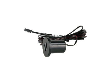 Elektro nabijecka cerna 2 x USB nakres