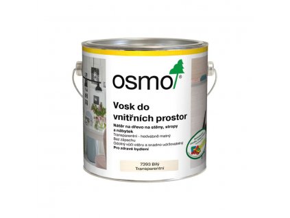 OSMO vosk do vnitřních prostor (Barva Bílá, Objem 2,5 l)
