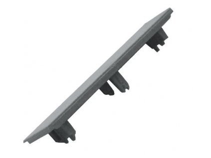 Koncovka šedá pro plastový sokl (Výška 100 mm)
