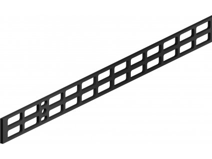 ROC DESIGN - horní kolejnice B03 ocel černá mat