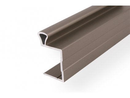 ALUPROFIL- lišta úchytková Pluton 18 mm 2,70 m (Barva Bronz)