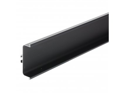Profil pro bezúchytkové dveře C - délka 4100 mm černá mat