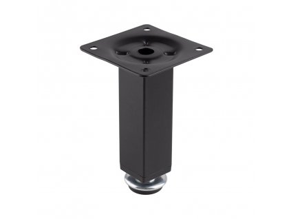 soklová nožka NA 02R - 25 x25 černá mat (Výška 150 mm)