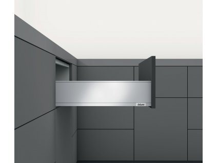 BLUM Legrabox pure bílý - sada M 350 / 40 kg bez čelního kování