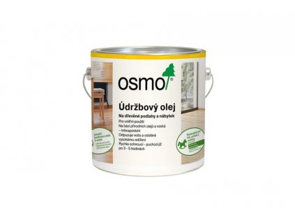 OSMO údržbový olej (Barva Bezbarvá polomat, Objem 2,5 l)