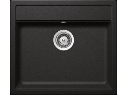 Kuchyňský granitový dřez SCHOCK MONO N-100 (Barva Černá metalická, Označení Magma)