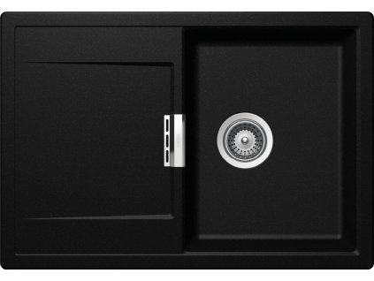 Kuchyňský granitový dřez SCHOCK MONO D-100S (Barva Černá metalická, Označení Magma)