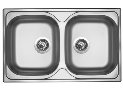 Sinks CLASSIC 800 DUO V matný 0,6 mm