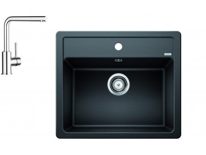 Set Blanco LEGRA 6 + MILA chrom (Barva Černá)