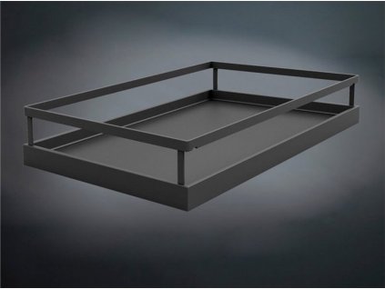 KESSEBÖHMER- Comfort II koš Arena Style 90° pevné dno antracit (Šířka skříňky 400 mm)