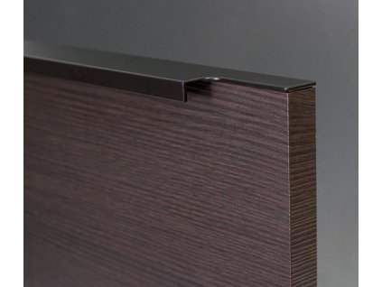 Narazeci uchytova lista UKS 11F RAL 9005 cerna nakres