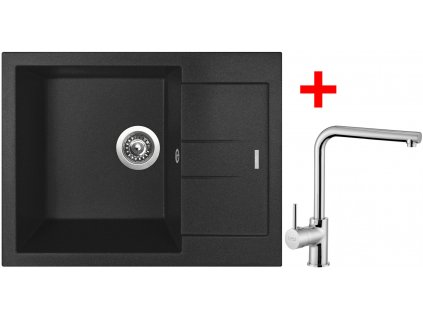 Set Sinks AMANDA 650 + ELKA (Barva Bílá, Označení Milk)