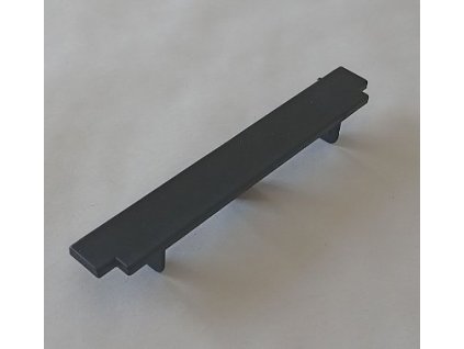 Koncovka černá pro plastový sokl (Výška 120 mm)