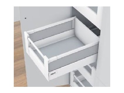 BLUM pricny reling pravouhly 1046 mm sedy pro vnitrni zasuvku ANTARO nakres