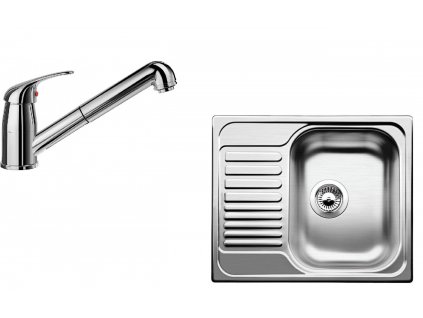 Blanco set TIPO 45 S Mini a DARAS S chrom