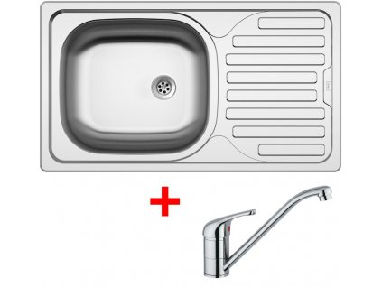 Set Sinks CLASSIC 760 matný + baterie (Výpust 3  1/2")