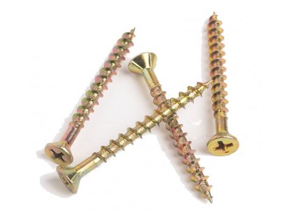 VRUTY do dřeva se zápustnou hlavou, drážka pozidrive- průměr 3 mm (Délka 25 mm)