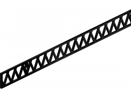 ROC DESIGN - horní kolejnice S01 ocel černá mat (Délka 195 cm)