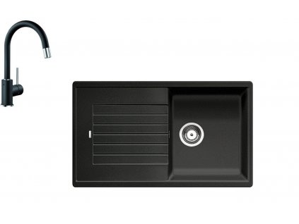 Blanco set ZIA 5 S + MIDA-S SILGRANIT-Look (Barva Černá)