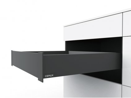 Cemux kování pro potravinovou skříň H Box SLIM modul 600 mm černá