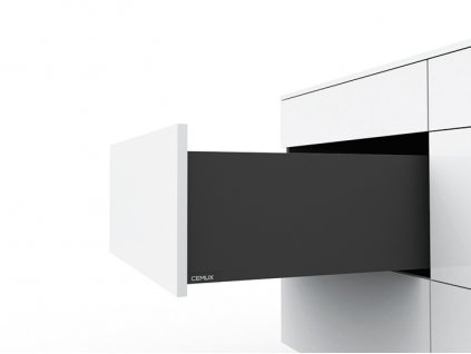 Cemux H Box SLIM zásuvka TIP-ON antracit H84