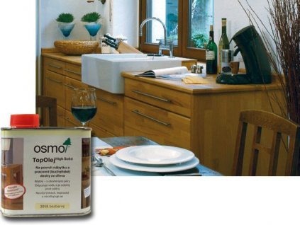 OSMO TOP OLEJ na nábytek a kuchyňské desky 0,5l (Barva Terra)