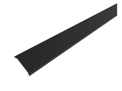 Cemux STARSHIP kryt profilu pro montáž na zeď černý (Délka 400 cm)