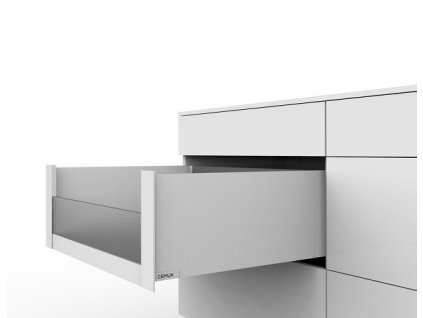 Cemux H Box SLIM vnitřní zásuvka H102 čelní sklo H199 bílá (Délka 550 mm)