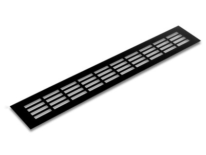Větrací mřížka EKO 80 mm černá mat (Délka 400 mm)