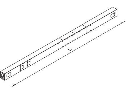 VOGA teleskopický tunel DESK BAR (Rozměr 1400-2000 mm)
