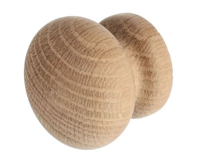 Knopka David dřevěná (Označení Buk lakovaný)