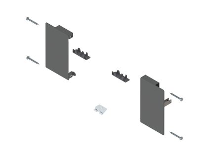 BLUM MERIVOBOX ZI4.0MS1 čelní příchyt vnitřní M šedá orion