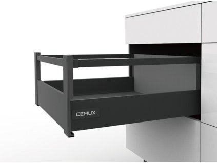 Cemux A BOX zásuvka vnitřní antracit H199 (Délka 500 mm)