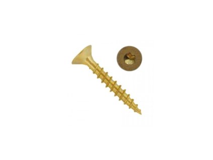 vrut do dřeva ZH TORX zinek žlutý T20 pr. 4 mm