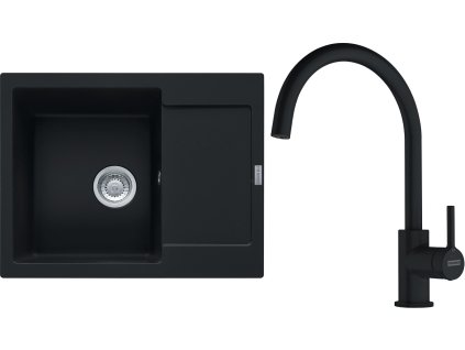 Franke dřez MRG 611 + FC 6018 (Barva Šedá, Označení Šedý kámen)