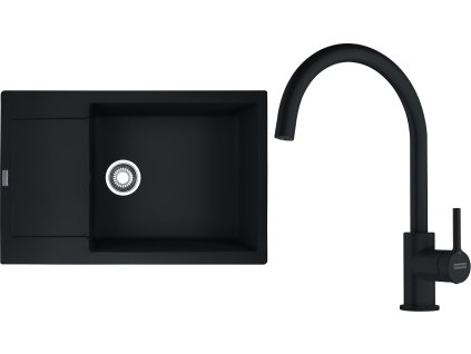 Franke dřez MRG 611-78 BB + FC 6018 (Barva Šedá, Označení Šedý kámen)