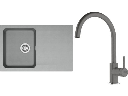 Franke set OID 611-78 + FC 6018 (Barva Šedá, Označení Šedý kámen)