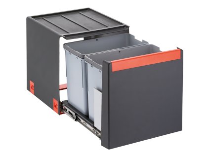Odpadkovy kos FRANKE Sorter Cube 40 rucni vysuv nakres