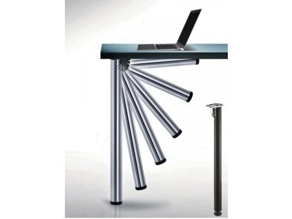 Stolová noha výška 700 mm skládací (Barva Černá)