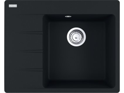 Franke dřez CNG 611-62 TL/7 odkap vlevo (Barva Černá, Označení Černá matná)