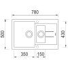 sinks amanda 780.1 metalblack schema