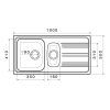 Sinks STAR 1000 1 V matny 0,6mm1