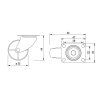 Kolecko prumer 32 mm otocne nakres