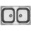Sinks CLASSIC 800 DUO V matny 0,6 mm 1