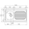 Sinks CLP A 1000M schema