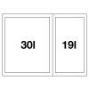 odpadkovy kos blanco select 60 2 30 l 19 l